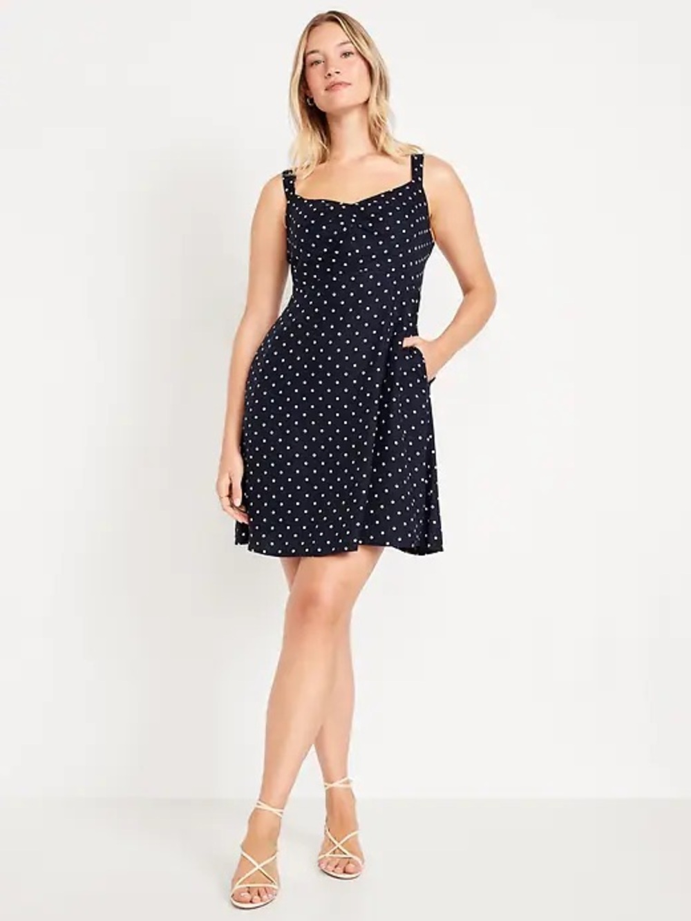Old Navy NWT Fit & Flare Crepe Mini Dress XL